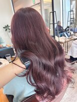 ガーランド (Garland)&nbsp;暖色カラー/ピンクベージュ/前髪/レイヤーカット/原宿神宮前