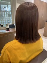 アッシュ 下北沢店(Ash) 髪質改善カラー外はねボブ