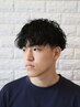 【人気No1】ツイストスパイラルパーマ&メンズカット眉カット　￥20000→￥18000