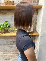 ゴーシェン 津田沼本店(Goshen)&nbsp;インナーカラー×オレンジ