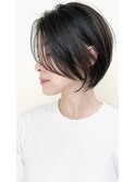 ハイライトバレイヤージュダブルカラーショートカット30代40代