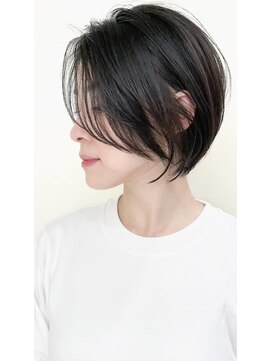 ゴカン バイ ジル ブラン 名古屋(Gokan by JIL BLAN) ハイライトバレイヤージュダブルカラーショートカット30代40代