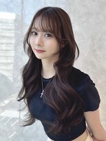 マウル 栄(MAEUL)&nbsp;ブルーブラック　韓国　似合わせカット　美髪　くびれヘア