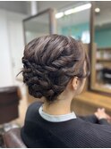 大人かわいいシニョン♪