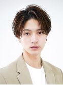 フェザーパーマ韓国センターパートシャドーパーママッシュ