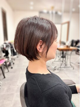 シェルター プロデュースド バイ エムズ(Shelter produced by M's) 丸みショートボブ