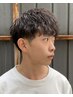 【人気No.2】カット＋波巻きスパイラルパーマ＋シェービング￥13750→11000