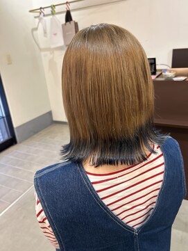 ラック 津田沼(LUCK) 裾カラーダブルカラーインナーカラーケアブリーチ