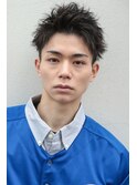 爽やかアップバング.束感スタイル mizuno