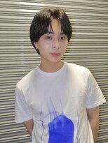 ポール(pole)&nbsp;メンズナチュラルセンターパートマッシュ