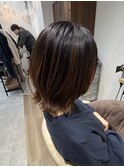黒髪カタログ/ココアベージュ/オリーブグレー/幕張本郷