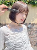 内巻きボブ