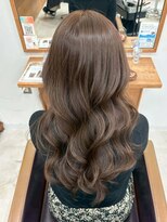 ティーシースペース 元住吉店(T.C.SPACE) 透明感ブラウン×ロングレイヤー