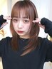 前髪ストレート+全体カット