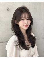 アンダーバーホワイト(_WHITE) 韓国式ハッシュカット
