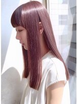 ヌフ(neuf)&nbsp;【透明感×艶髪】ピンクベージュストレート