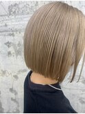 ケアブリーチ×イルミナカラー♪ ミルクティーベージュ
