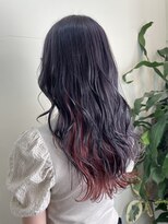 ウエスト オーランド(WEST O LAND)&nbsp;パープルアッシュ×パステルレッド