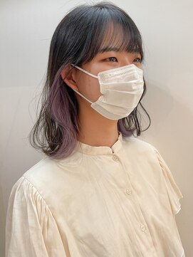 テトラ バイ ネオリーブ 横浜西口店(tetra by neolive) ブリーチ2回の透明感シャーベットラベンダーカラー☆