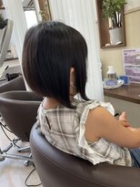 コアフィールフィス(COIFFURE fils) 【見附 今町】キッズカット 女の子カット 前下りボブ 前下り