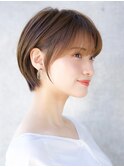 前髪ありショートボブ20代30代40代【AIN.表参道】川原大地
