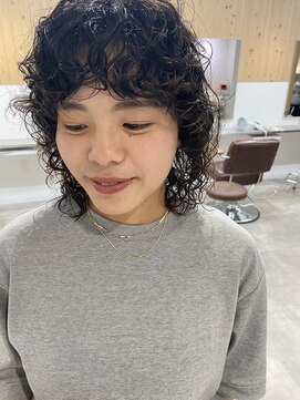 チトセ(titose) マッシュウルフ×パーマ