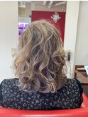 髪質改善カラーヘアエステ 脱白毛染めハイライト