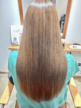 リジェール 鶴舞店 髪質改善カラー＋パウダートリートメント1回目