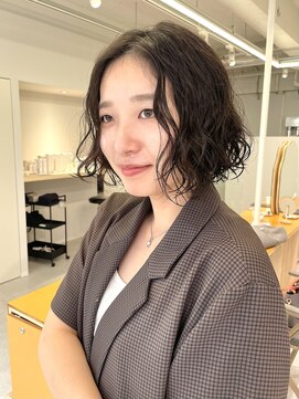 ハル 南平岸(HARU) カジュアルボブパーマ☆担当ニキ