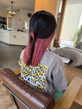 ラッシュヘアー(Rush hair) ピンクインナー