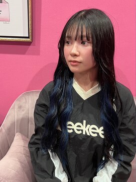 ヴィアンジュ(viange) #シールエクステ#ブラック#ネイビー#インナー風