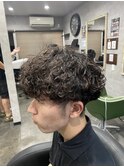 滋賀/南草津/メンズ美容室/波巻きツイストスパイラルパーマ