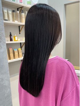 ポジ(poji) 髪質改善カラー　艶カラー　ブラウンカラー　ミディアム