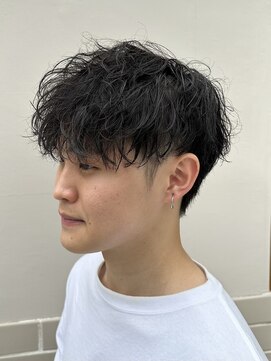 アレアル 広島並木通り店(ALEAR) 波巻きスパイラルMIX/刈り上げないマッシュ