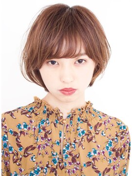 アイスバーグ ウェスト 清澄白河(eyesburg W/est) 20代30代大人可愛い小顔ひし形ショートボブハイライト