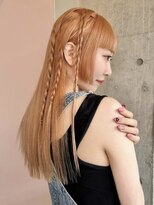 ソル ジングウマエ(SOL JINGUMAE)&nbsp;ミルクティーベージュダブルカラーケアブリーチインナーカラー