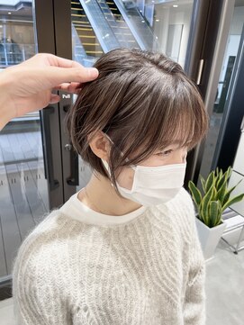 ステアケース 武蔵小杉店(stair:case) 白髪ぼかし/ハイライト/脱白髪染め/大人ショート/髪質改善