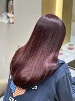 プアメリア 名古屋(Puamelia)&nbsp;ブリーチなしダブルカラー/ケアカラー/パープルピンク/艶カラー