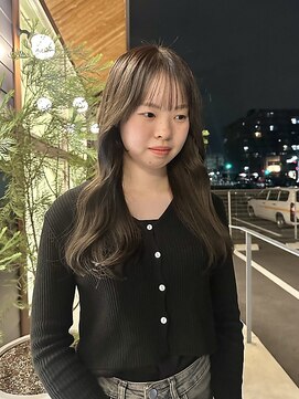 エムサロン 高崎あら町テラス店(emusalon) ［rena］透明感たっぷりオリーブベージュ