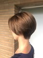 ルータス(loutus) ハイライト×透明感カラーのショート☆立体感もでながら色味も◎