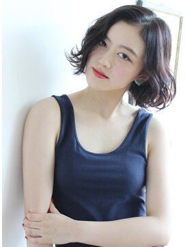 ワースホワイル(WORTH WHILE) 大人ガーリー/チョコレート/プリカール/小顔カット/外ハネボブ