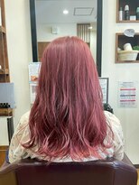 美容室ヒラトヤ 都南店&nbsp;20代30代ブリーチあり大人可愛いゆるふわシアーピンク