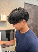 毛流れセンターパート