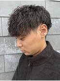 メンズマッシュシャドウパーマスパイラルパーマニュアンスパーマ