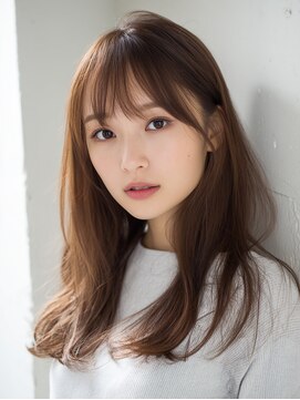 エスアール 王寺店(SR) ふんわり動く、軽やかミディアムスタイル