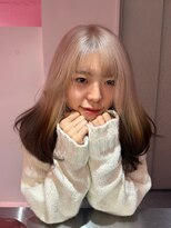 ダズリングディア(Dazzling Deer)&nbsp;ホワイトミルクティー/エンドカラー/夏/ワンカール