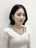 切りっぱなしボブ［＃渋谷駅＃韓国＃髪質改善］