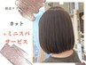 【短時間でスッキリ】カット+ミニスパ