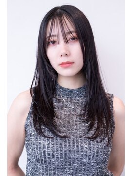 ケアリー 練馬(Carelly) デザインカラー/レイヤーカット/ウェットヘア/オリーブベージュ