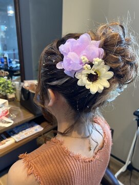 ローザヘアサロン(ROSA hair salon) お祭りヘア